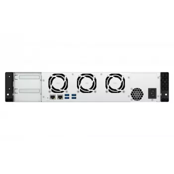 QNAP TS-855EU-8G NAS/server salvestusseade Rack (2U) Intel Atom® C5125 8 GB DDR4 0 TB QuTS hero Must