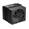 Õhkjahuti DeepCool ASSASSIN IV VC VISION — kahe ventilaatoriga 120/140 mm, 300 W TDP, 7 soojustoru, LGA115x/LGA1200/LGA1700/LGA20xx ühilduv, Must