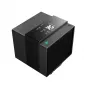 Õhkjahuti DeepCool ASSASSIN IV VC VISION — kahe ventilaatoriga 120/140 mm, 300 W TDP, 7 soojustoru, LGA115x/LGA1200/LGA1700/LGA20xx ühilduv, Must