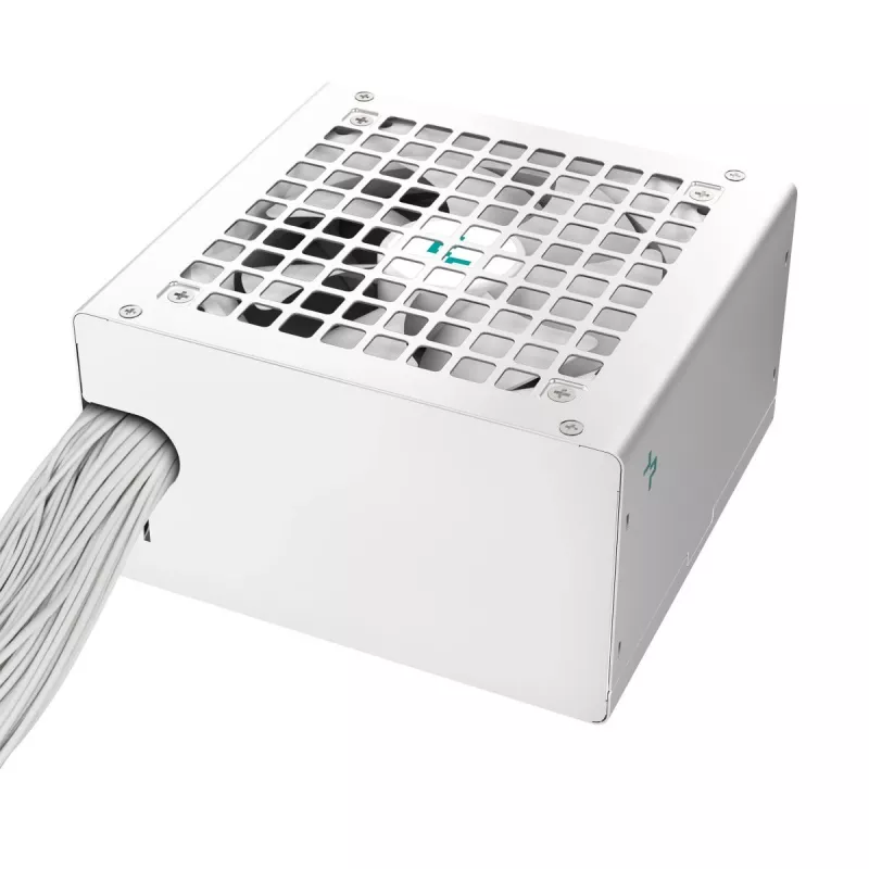 Toiteplokk DeepCool PL750D WH — 750 W, ATX 20+4 pin, 80 PLUS Bronze, 120 mm ventilaator, valge