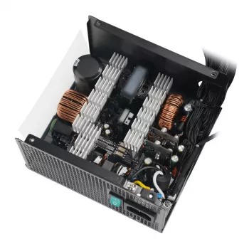 Toiteplokk DeepCool PL750D 750 W ATX 3.0 80 PLUS Bronze, 120 mm ventilaator, 20+4 pin, must