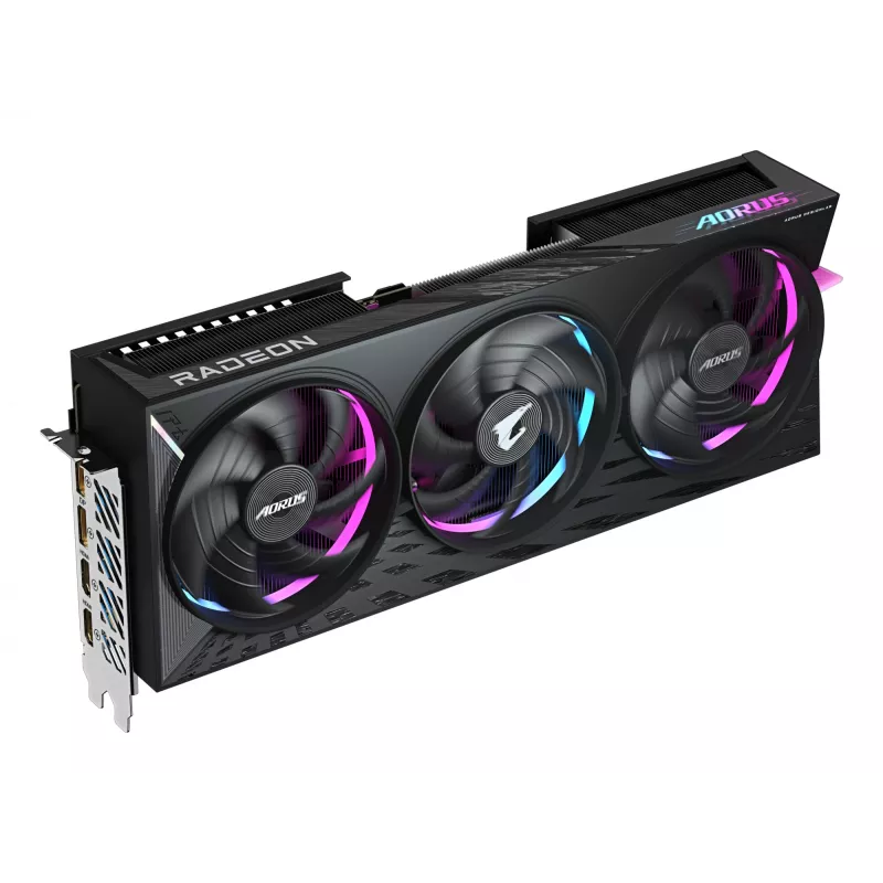 Graafikakaart GIGABYTE Radeon RX 9070 XT 16GB GDDR6, PCIe 5.0, 256-bit, 339×136×59 mm