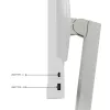 Lenovo C24d-20 arvutikuvar 61 cm (24 tolli) 1920 x 1200 pikslit Full HD LED Hall, Valge