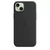Cover Apple iPhone 15 Plus Silicone Case with MagSafe Must