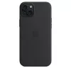 Cover Apple iPhone 15 Plus Silicone Case with MagSafe Must