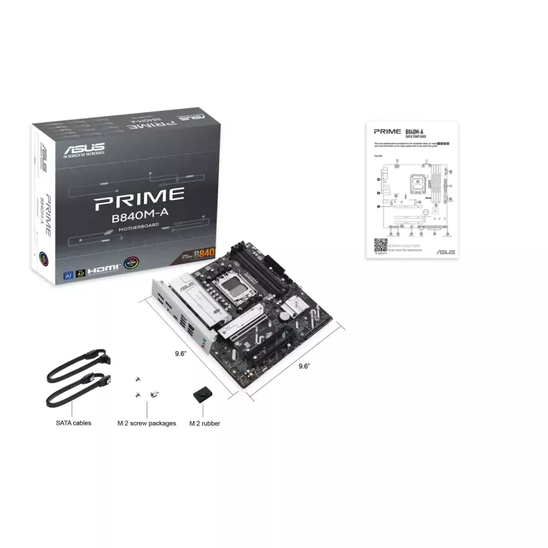Emaplaat ASUS PRIME B840M-A-CSM AMD B840 Socket AM5 micro ATX