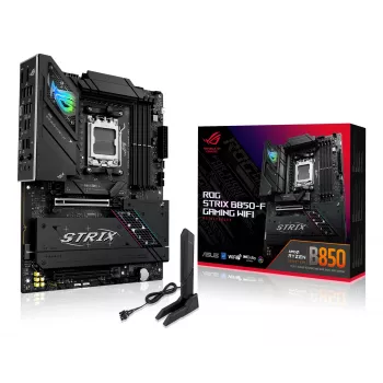 Emaplaat ASUS ROG STRIX B850-F GAMING WIFI — AMD B850, Socket AM5, ATX, DDR5, 4×M.2, Wi‑Fi 7, 2,5Gb LAN
