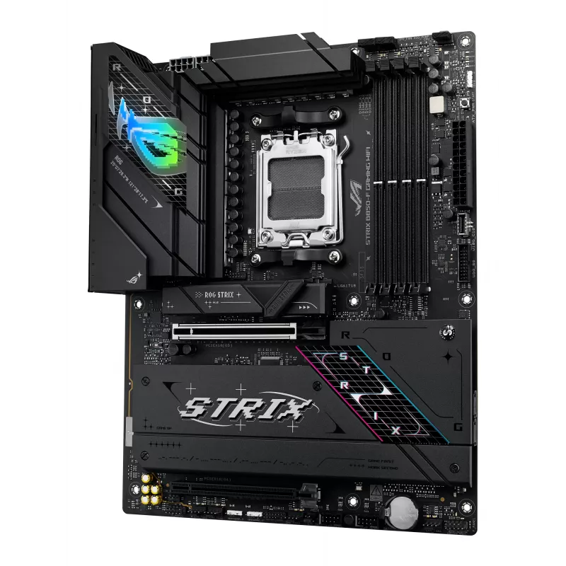 Emaplaat ASUS ROG STRIX B850-F GAMING WIFI — AMD B850, Socket AM5, ATX, DDR5, 4×M.2, Wi‑Fi 7, 2,5Gb LAN