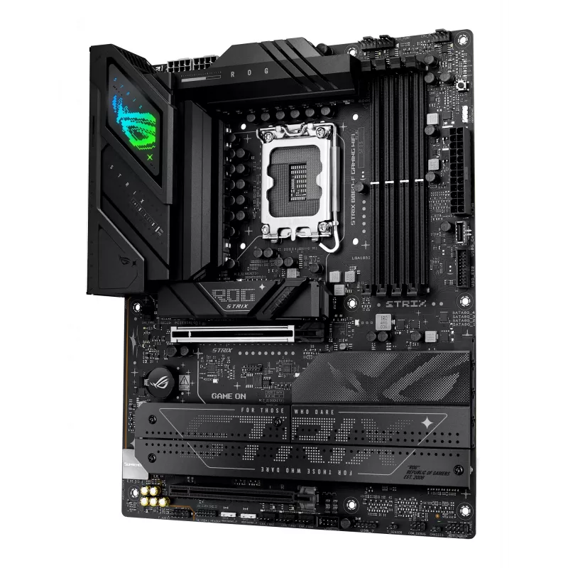 Emaplaat ASUS ROG STRIX B860-F GAMING WIFI — Intel B860, LGA 1851, ATX, DDR5, 4x DIMM, Wi‑Fi 7, 2.5Gb LAN, 4x M.2