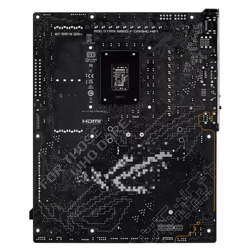 Emaplaat ASUS ROG STRIX B860-F GAMING WIFI — Intel B860, LGA 1851, ATX, DDR5, 4x DIMM, Wi‑Fi 7, 2.5Gb LAN, 4x M.2