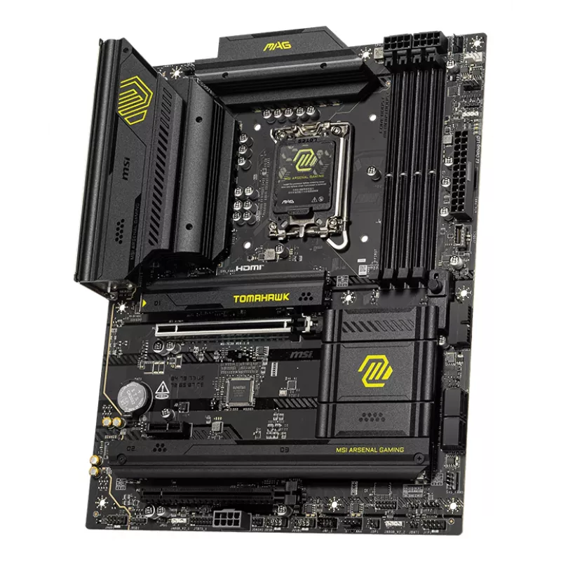 Emaplaat MSI MAG B860 TOMAHAWK WIFI — Intel B860, LGA 1851, ATX, DDR5, 4x DIMM, 3x M.2, Wi‑Fi 7, 5GbE