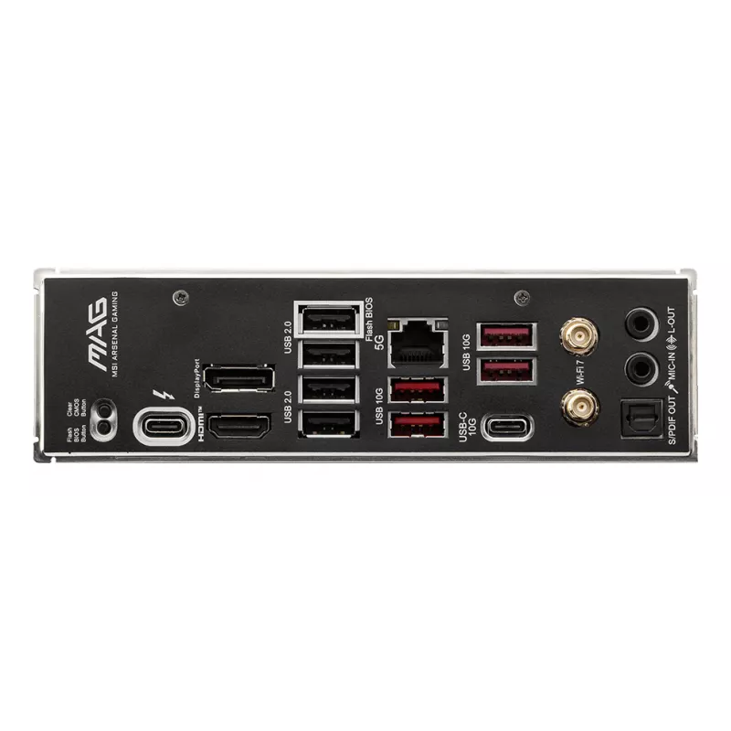 Emaplaat MSI MAG B860 TOMAHAWK WIFI — Intel B860, LGA 1851, ATX, DDR5, 4x DIMM, 3x M.2, Wi‑Fi 7, 5GbE