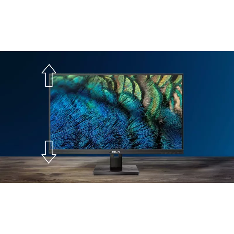 Philips 1000 seeria 27E1N1900AE/00 arvutimonitor 68,6 cm (27 tolli) 3840 x 2160 pikslit 4K Ultra HD LCD must