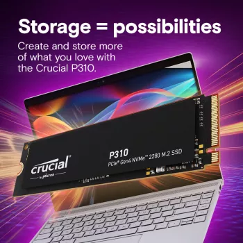 CRUCIAL SSD - Crucial P310 - 2TB - PCIe Gen4 x4 - M.2 2280