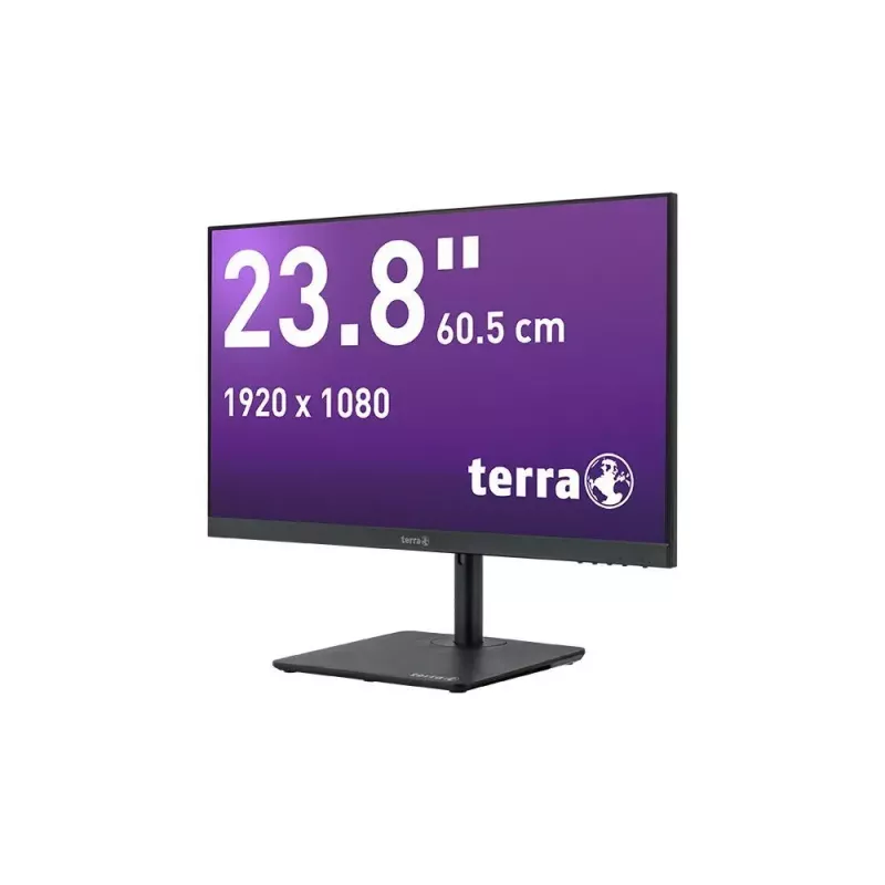 TERRA 3030221 arvutikuvar 60,5 cm (23,8 tolli) 1920 x 1080 pikslit Full HD LED Must