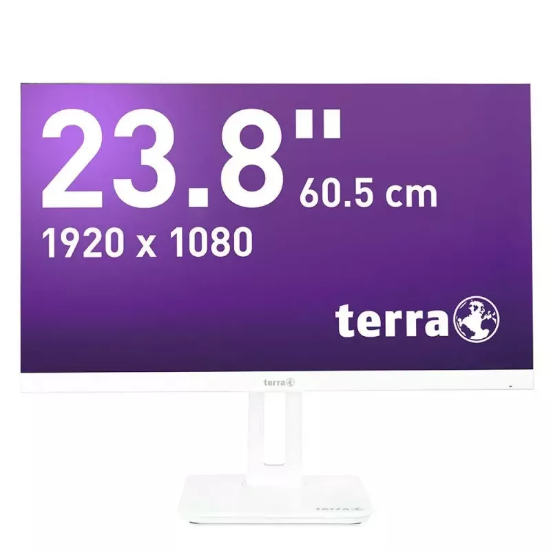 TERRA 3030222 arvutikuvar 60,5 cm (23,8 tolli) 1920 × 1080 pikslit Full HD LCD valge