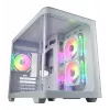 FSP S380-WA Case Mini Tower mITX, mATX Valge ARGB