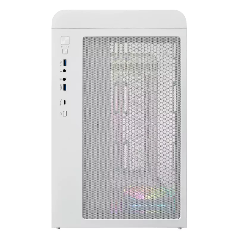FSP S380-WA Case Mini Tower mITX, mATX Valge ARGB