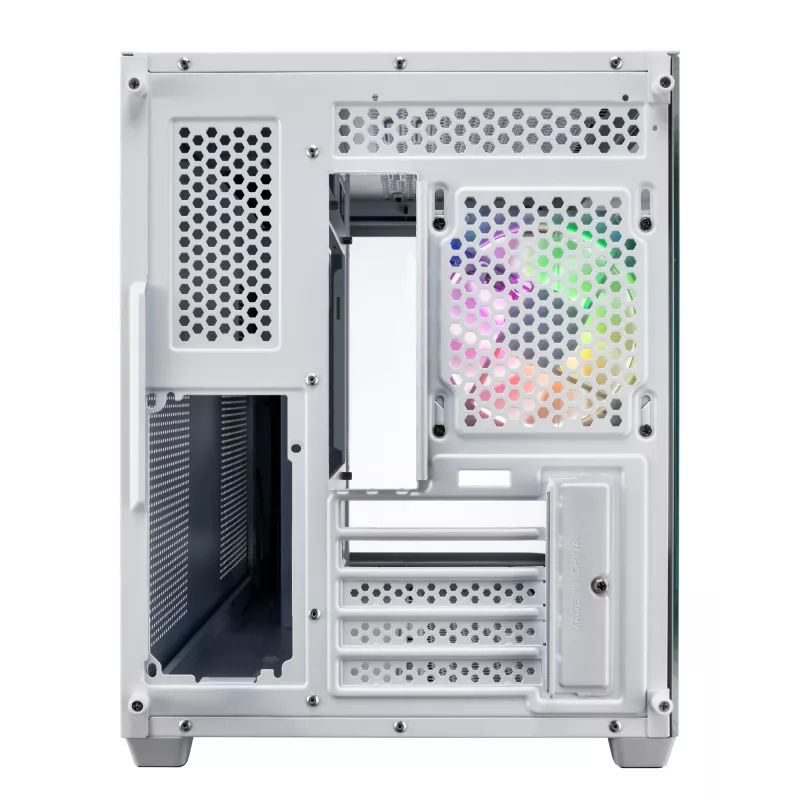 FSP S380-WA Case Mini Tower mITX, mATX Valge ARGB