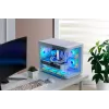 FSP S380-WA Case Mini Tower mITX, mATX Valge ARGB