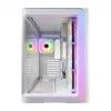 FSP M580-WA korpus Midi Tower mITX, mATX valge ARGB, Midi Tower, arvuti, valge, ATX, micro ATX, Mini-ITX, klaas, SPCC, mängimine
