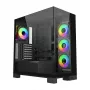 FSP M540-BA Case Midi Tower mITX, mATX, ATX (BTF) Must, Midi Tower, PC, Must, ATX, micro ATX, Mini-ITX, Klaas, SPCC, Mängimine