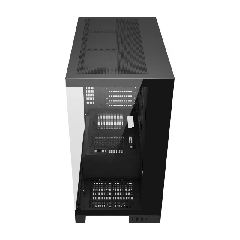 FSP M540-BA Case Midi Tower mITX, mATX, ATX (BTF) Must, Midi Tower, PC, Must, ATX, micro ATX, Mini-ITX, Klaas, SPCC, Mängimine