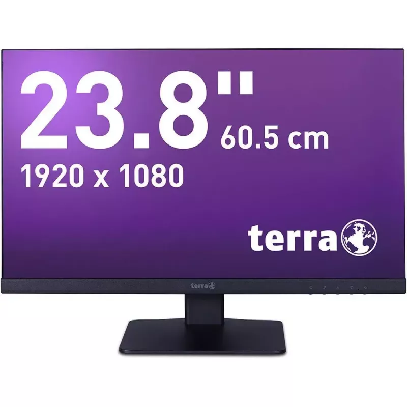 TERRA 3030225 arvutimonitor 60,5 cm (23,8 tolli) 1920 x 1080 pikslit Full HD LCD Must