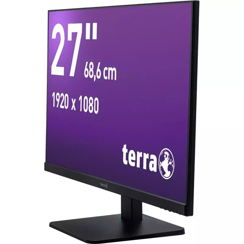 TERRA 3030229 arvutikuvar 68,6 cm (27 tolli) 1920 x 1080 pikslit Full HD LED Must