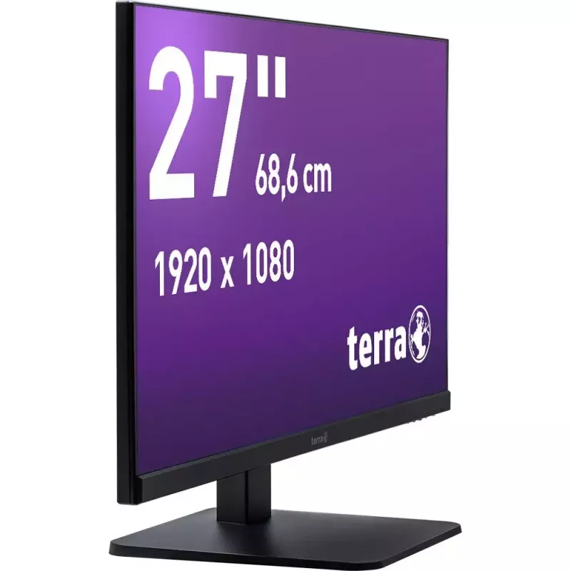 TERRA 3030229 arvutikuvar 68,6 cm (27 tolli) 1920 x 1080 pikslit Full HD LED Must