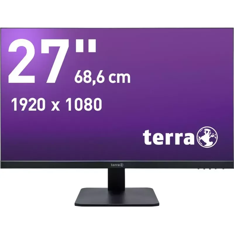 TERRA 3030229 arvutikuvar 68,6 cm (27 tolli) 1920 x 1080 pikslit Full HD LED Must