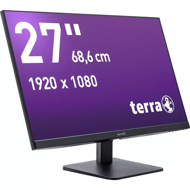TERRA 3030229 arvutikuvar 68,6 cm (27 tolli) 1920 x 1080 pikslit Full HD LED Must