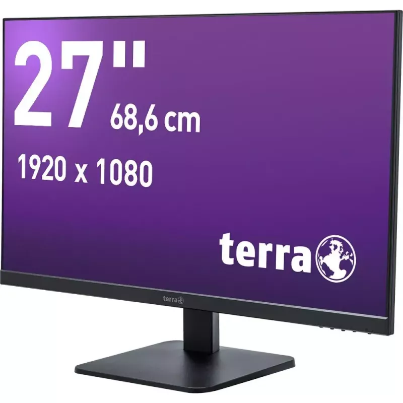 TERRA 3030229 arvutikuvar 68,6 cm (27 tolli) 1920 x 1080 pikslit Full HD LED Must