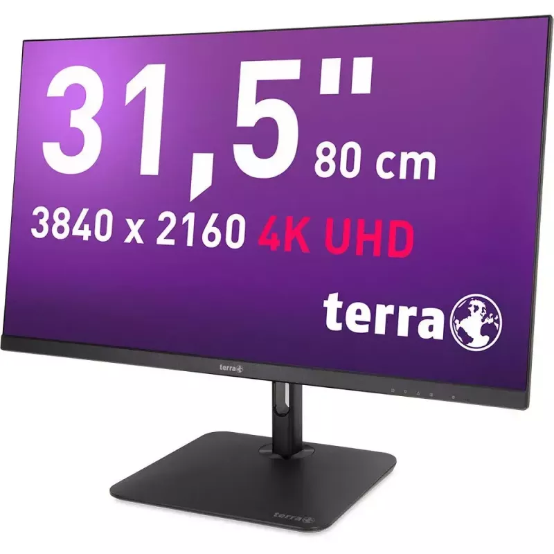 TERRA 3030234 arvutikuvar 80 cm (31,5 tolli) 3840 x 2160 pikslit 4K Ultra HD LCD must