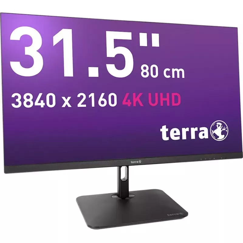 TERRA 3030234 arvutikuvar 80 cm (31,5 tolli) 3840 x 2160 pikslit 4K Ultra HD LCD must
