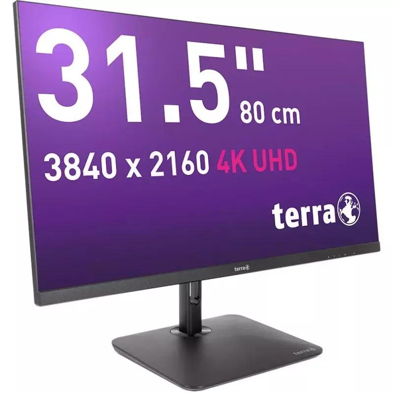 TERRA 3030234 arvutikuvar 80 cm (31,5 tolli) 3840 x 2160 pikslit 4K Ultra HD LCD must