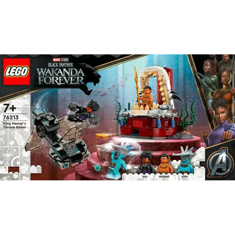 LEGO Super Heroesi komplekt Kuningas Namori troonisaal 76213 — ehituskomplekt, mudel 6378887
