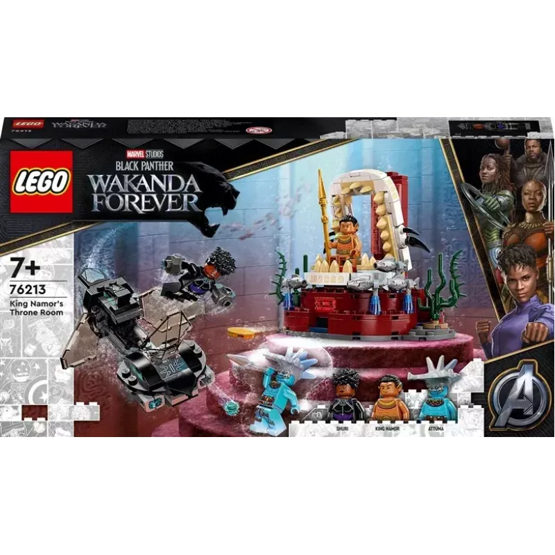 LEGO Super Heroesi komplekt Kuningas Namori troonisaal 76213 — ehituskomplekt, mudel 6378887