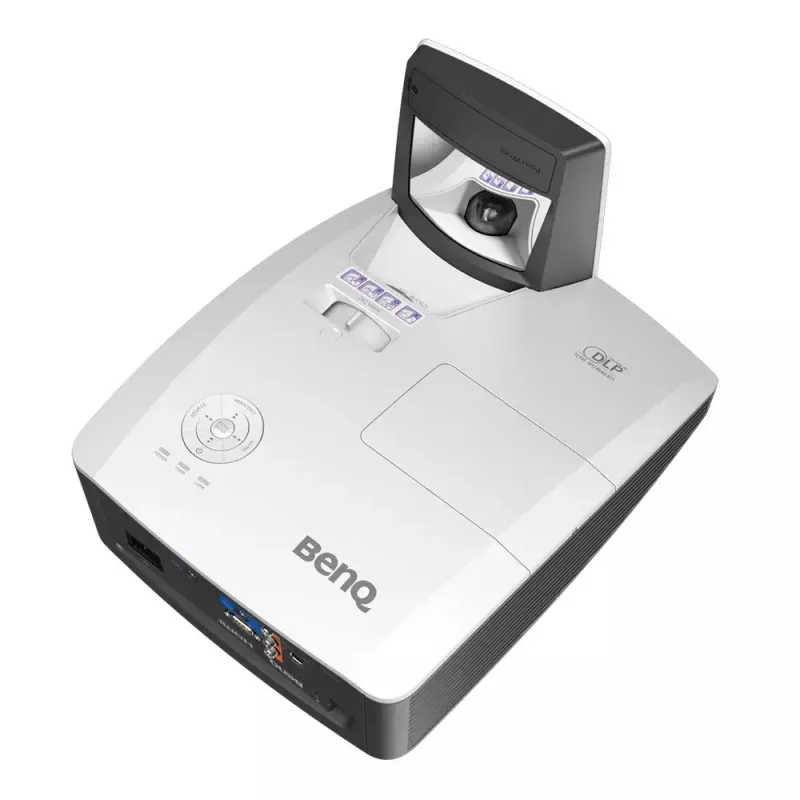 BenQ MH856UST+ Ultralühikese viskekaugusega projektor 3500 ANSI luumenit DLP 1080p (1920x1080) 3D Must, Valge