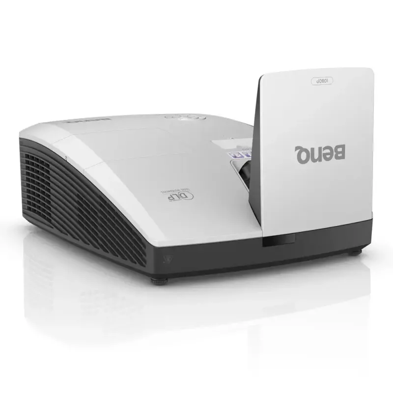 BenQ MH856UST+ Ultralühikese viskekaugusega projektor 3500 ANSI luumenit DLP 1080p (1920x1080) 3D Must, Valge