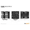 be quiet! Pure Rock Pro 3 protsessori õhkjahuti 12 cm hõbedane 1 tk
