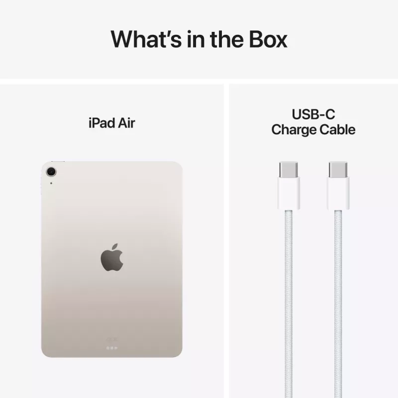 APPLE iPad Air (2025) - M3 - 11 tolli - 7. põlvkond - Wi-Fi - 128 GB - Tähevalgus