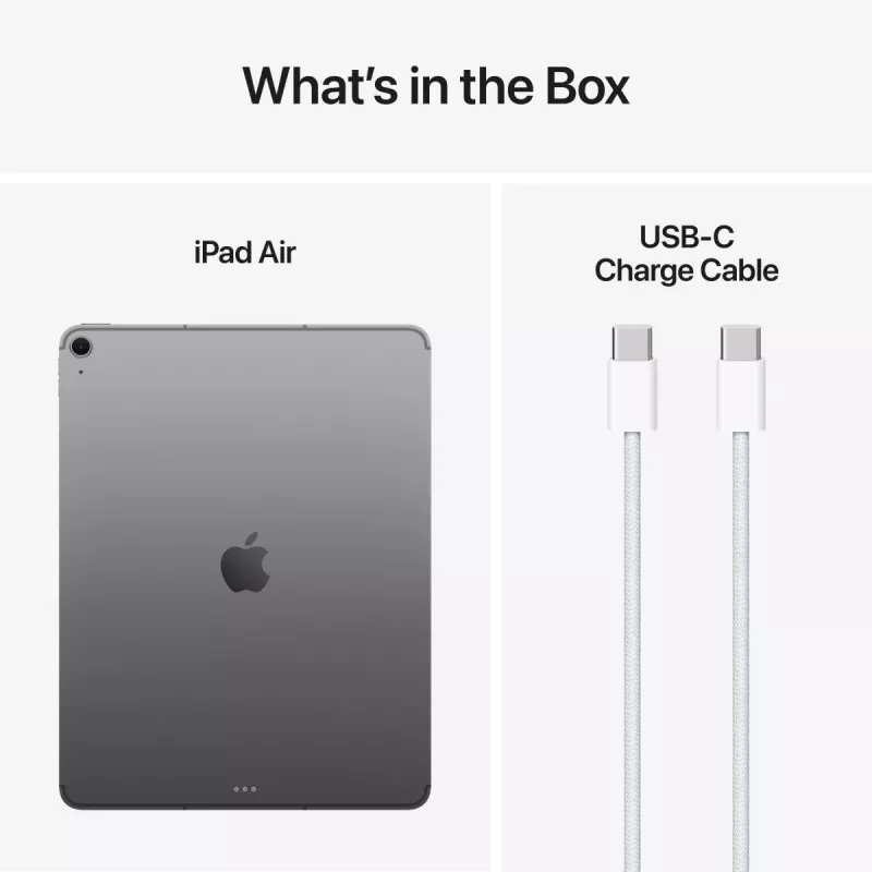 APPLE iPad Air (2025) - M3 - 13 tolli - 7. põlvkond - Wi-Fi + mobiilside - 256 GB - kosmosehall