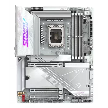 Emaplaat GIGABYTE Z890 AORUS PRO ICE — Intel Z890, LGA 1851, ATX, DDR5, 4x DIMM, 4x M.2, 2.5Gb LAN, Wi‑Fi