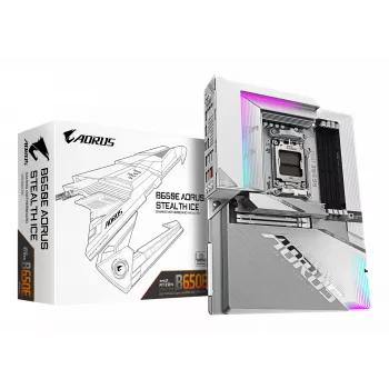 Emaplaat GIGABYTE B650E AORUS STEALTH ICE, AMD B650E, Socket AM5, ATX