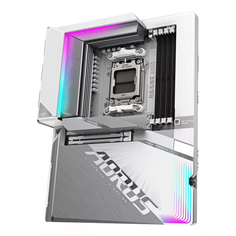 Emaplaat GIGABYTE B650E AORUS STEALTH ICE, AMD B650E, Socket AM5, ATX
