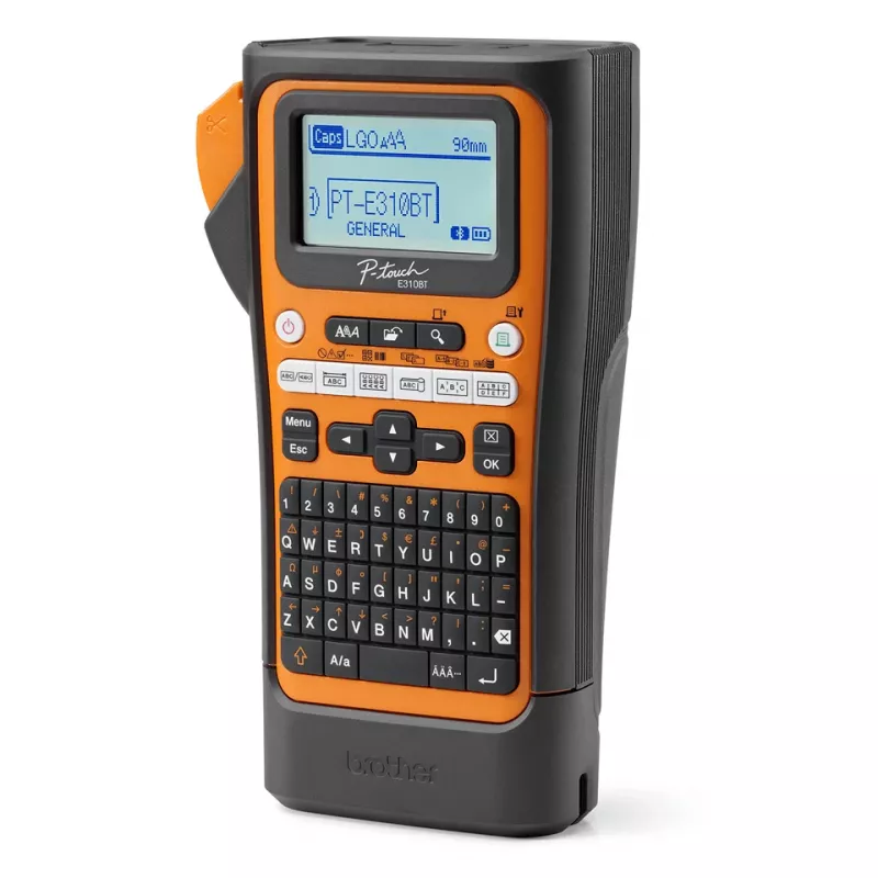 Brother PT-E310BTVP sildiprinter Termoülekanne 180 x 180 DPI 20 mm/s Juhtmega ja juhtmeta HSE/TZe Bluetooth QWERTY