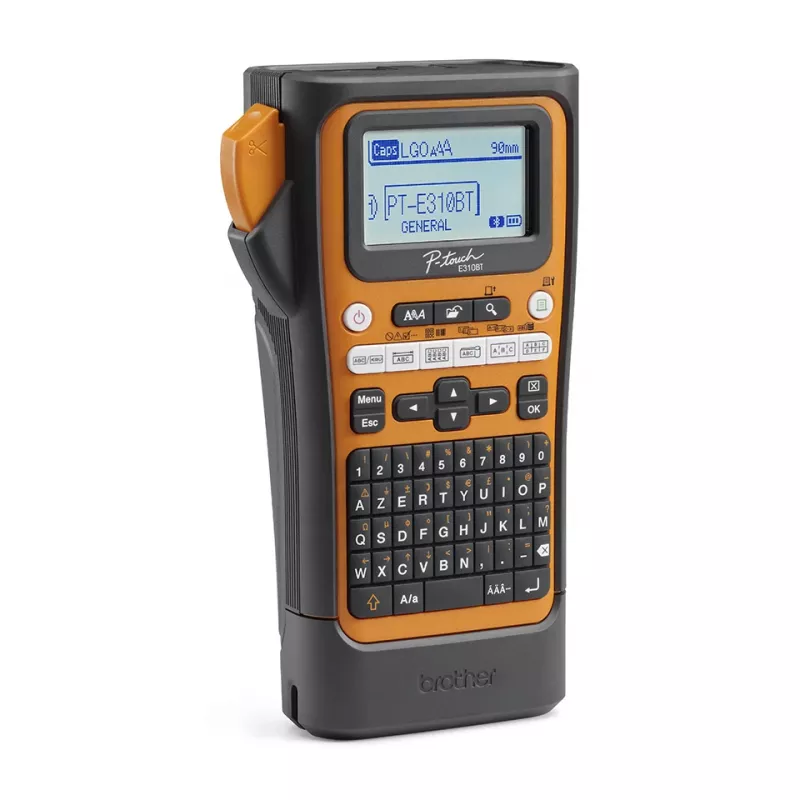 Brother PT-E310BTVP sildiprinter Termoülekanne 180 x 180 DPI 20 mm/s Juhtmega ja juhtmeta HSE/TZe Bluetooth QWERTY