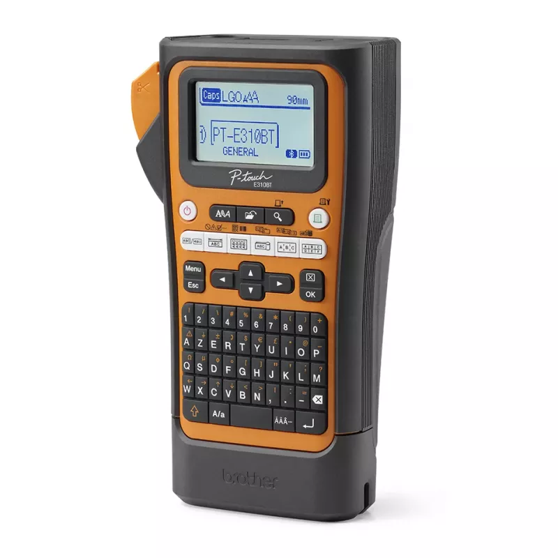 Brother PT-E310BTVP sildiprinter Termoülekanne 180 x 180 DPI 20 mm/s Juhtmega ja juhtmeta HSE/TZe Bluetooth QWERTY