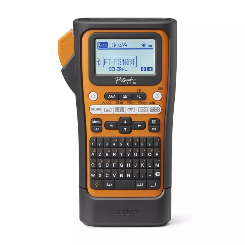 Brother PT-E310BTVP sildiprinter Termoülekanne 180 x 180 DPI 20 mm/s Juhtmega ja juhtmeta HSE/TZe Bluetooth QWERTY